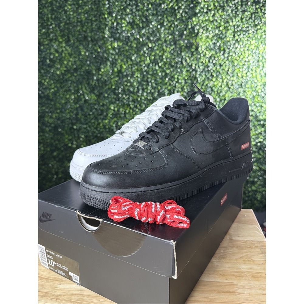Nike Air Force 1 Low Supreme Mismatched White And Black (CU9225-100) Men's 10.5